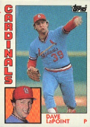 1984 Topps      627     Dave LaPoint